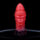5.12in Fantasy Spiked Silicone Soft Inflatable Spraying Water Dildo For Anus