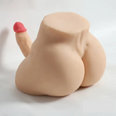 5.12in Premium Real Silicone Flexible Dildo With 8.5lb Sex Doll Torso