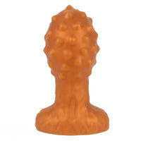 5.12in Spiked Butt Plug Dildo Ultra-Soft Liquid Silicone G-Spot Massager