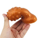 5.12in Spiked Butt Plug Dildo Ultra-Soft Liquid Silicone G-Spot Massager