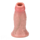 5.15in Liquid Silicone Strap on Penis Extender Cock Sleeve Dildo For Anus