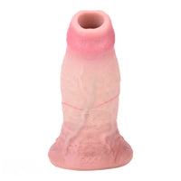 5.15in Liquid Silicone Strap on Penis Extender Cock Sleeve Dildo For Anus