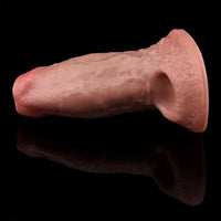 5.15in Liquid Silicone Strap on Penis Extender Cock Sleeve Dildo For Anus
