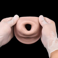 5.15in Liquid Silicone Strap on Penis Extender Cock Sleeve Dildo For Anus