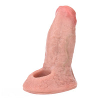 5.15in Liquid Silicone Strap on Penis Extender Cock Sleeve Dildo For Anus