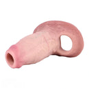 5.15in Liquid Silicone Strap on Penis Extender Cock Sleeve Dildo For Anus