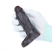 5.19in Deep Veins Open Head Silicone Hollow Dildo Sleeve For Enlargement