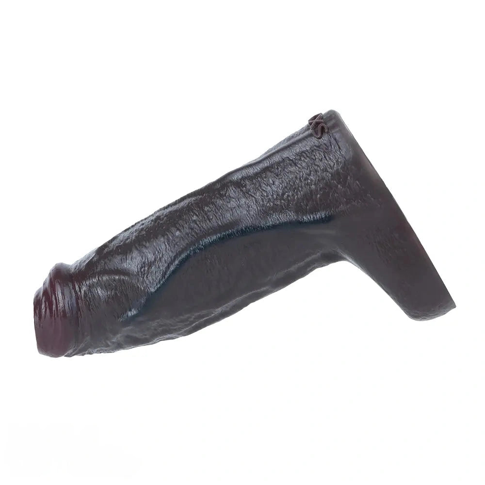 5.19in Deep Veins Open Head Silicone Hollow Dildo Sleeve For Enlargement