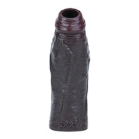 5.19in Deep Veins Open Head Silicone Hollow Dildo Sleeve For Enlargement