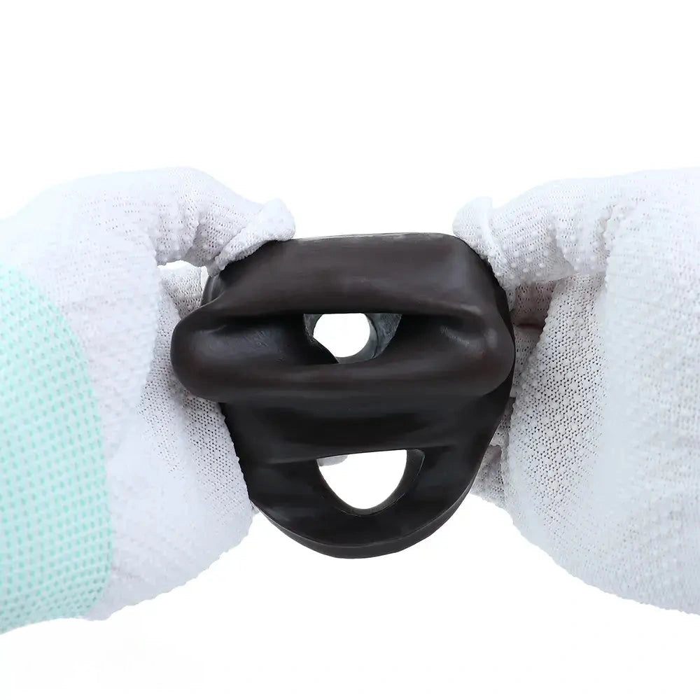 5.19in Deep Veins Open Head Silicone Hollow Dildo Sleeve For Enlargement