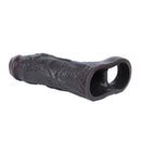 5.19in Deep Veins Open Head Silicone Hollow Dildo Sleeve For Enlargement