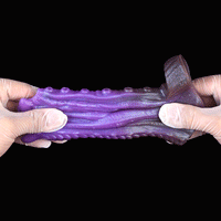 5.19in Dragon Tentacle Spiked Beast Creature Fantasy Hollow Dildo Sleeve