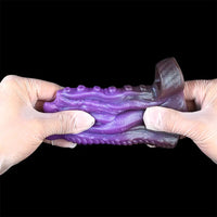 5.19in Dragon Tentacle Spiked Beast Creature Fantasy Hollow Dildo Sleeve