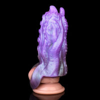5.19in Dragon Tentacle Spiked Beast Creature Fantasy Hollow Dildo Sleeve