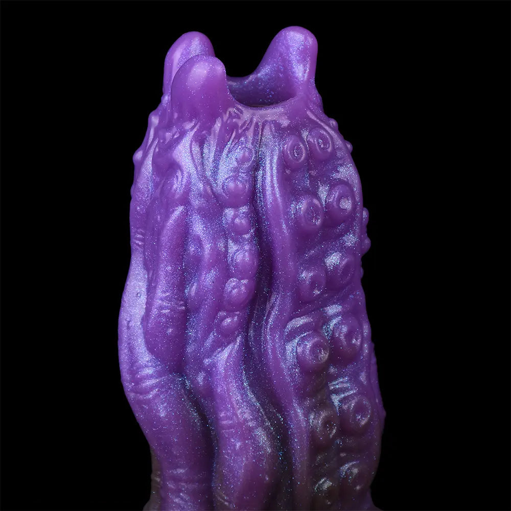5.19in Dragon Tentacle Spiked Beast Creature Fantasy Hollow Dildo Sleeve