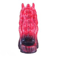 5.19in Octopus Soft Hollow Dildo Built-in keel Vibration Remote Cock Sleeve