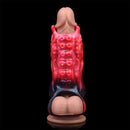 5.19in Octopus Soft Hollow Dildo Built-in keel Vibration Remote Cock Sleeve
