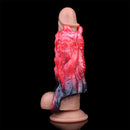 5.19in Octopus Soft Hollow Dildo Built-in keel Vibration Remote Cock Sleeve