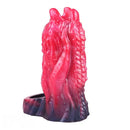 5.19in Octopus Soft Hollow Dildo Built-in keel Vibration Remote Cock Sleeve