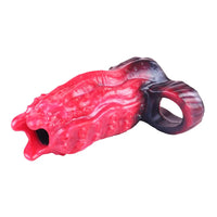 5.19in Octopus Soft Hollow Dildo Built-in keel Vibration Remote Cock Sleeve