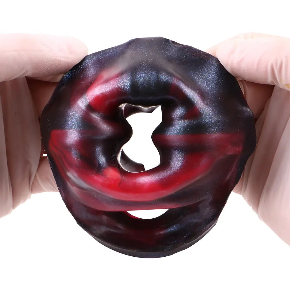 5.19in Octopus Soft Hollow Dildo Built-in keel Vibration Remote Cock Sleeve