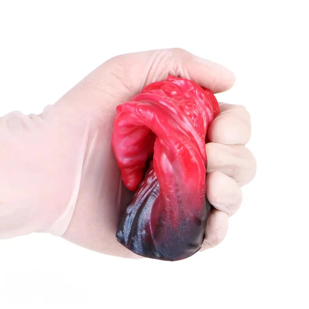 5.19in Octopus Soft Hollow Dildo Built-in keel Vibration Remote Cock Sleeve