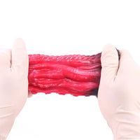5.19in Octopus Soft Hollow Dildo Built-in keel Vibration Remote Cock Sleeve