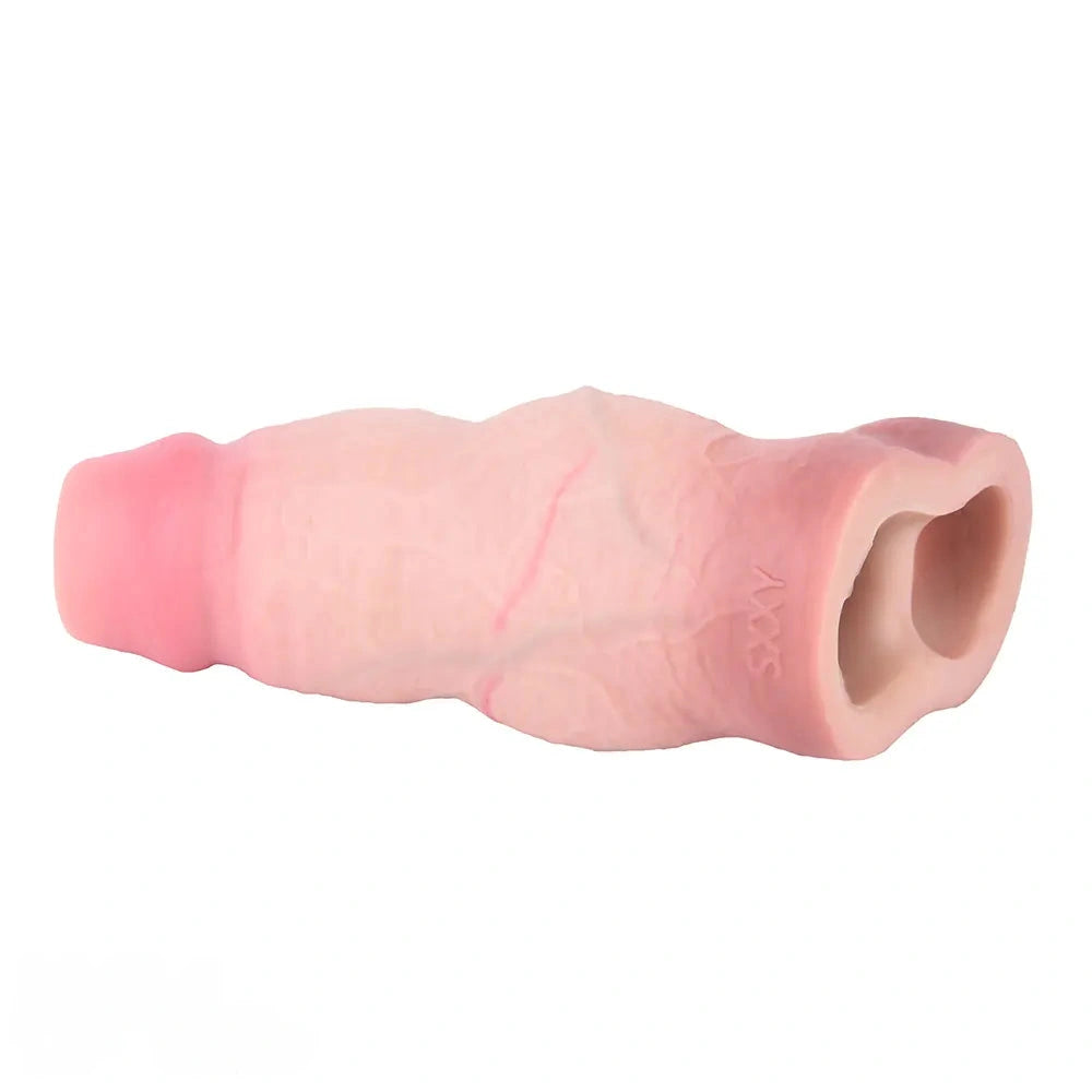 5.19in Strap on Penis Extender Cock Sleeve Dildo Realistic Simulation Sex Toy