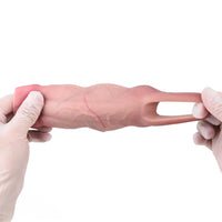 5.19in Strap on Penis Extender Cock Sleeve Dildo Realistic Simulation Sex Toy