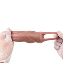5.19in Strap on Penis Extender Cock Sleeve Dildo Realistic Simulation Sex Toy