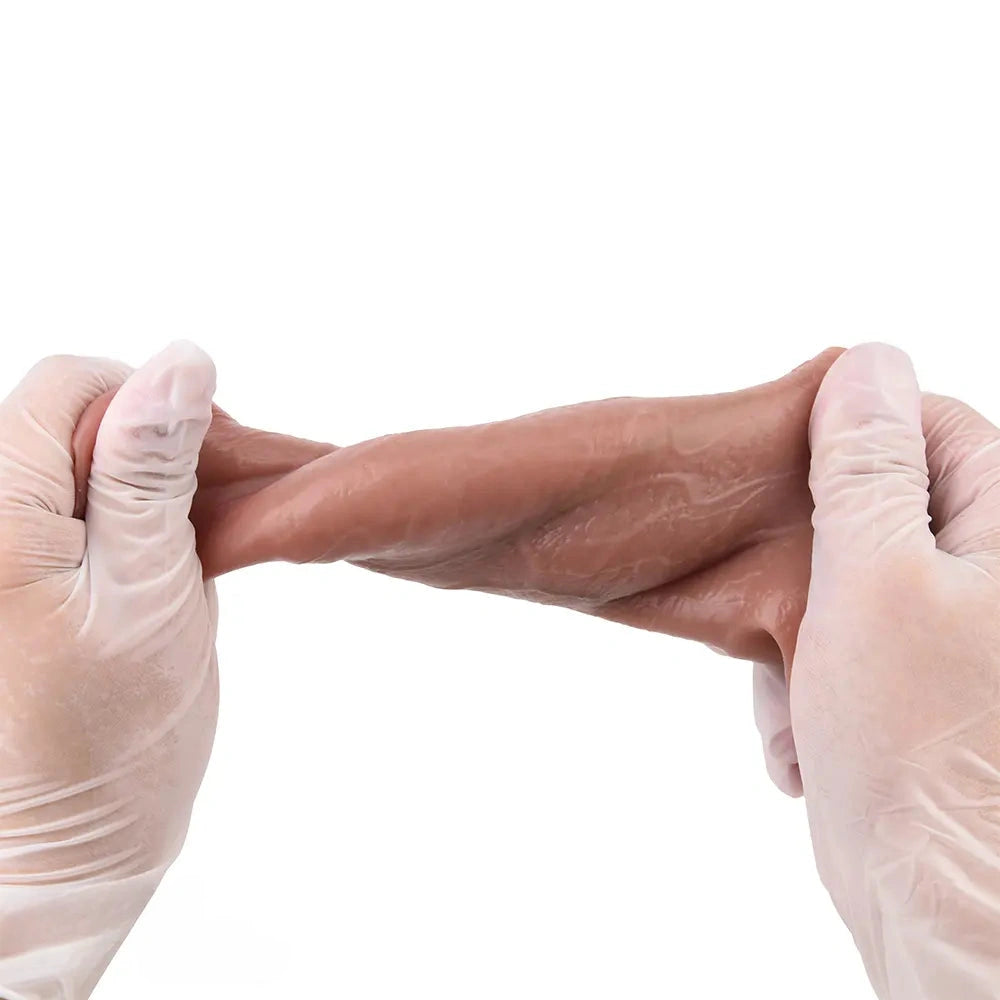 5.19in Strap on Penis Extender Cock Sleeve Dildo Realistic Simulation Sex Toy