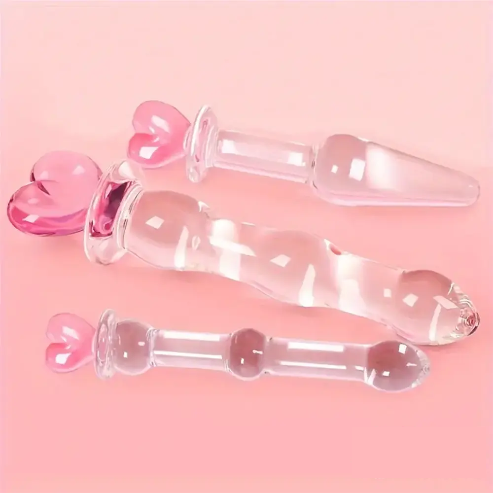 5.1in 6.5in 7.7in 7.9in Glass Crystal Dildo For Female Sex Pleasure