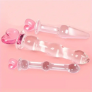 5.1in 6.5in 7.7in 7.9in Glass Crystal Dildo For Female Sex Pleasure