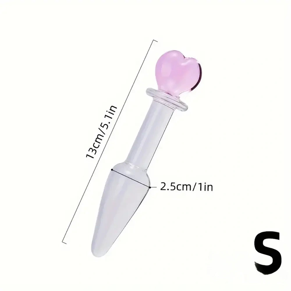 5.1in 6.5in 7.7in 7.9in Glass Crystal Dildo For Female Sex Pleasure