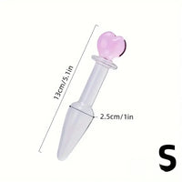 5.1in 6.5in 7.7in 7.9in Glass Crystal Dildo For Female Sex Pleasure