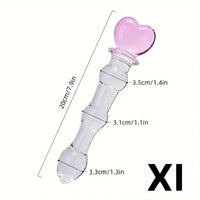 5.1in 6.5in 7.7in 7.9in Glass Crystal Dildo For Female Sex Pleasure