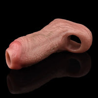 5.23in Strap on Penis Extender Cock Sleeve Dildo For Vagina Anal Stimulating