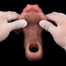 5.23in Strap on Penis Extender Cock Sleeve Dildo For Vagina Anal Stimulating