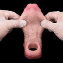 5.23in Strap on Penis Extender Cock Sleeve Dildo For Vagina Anal Stimulating