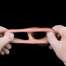 5.23in Strap on Penis Extender Cock Sleeve Dildo For Vagina Anal Stimulating