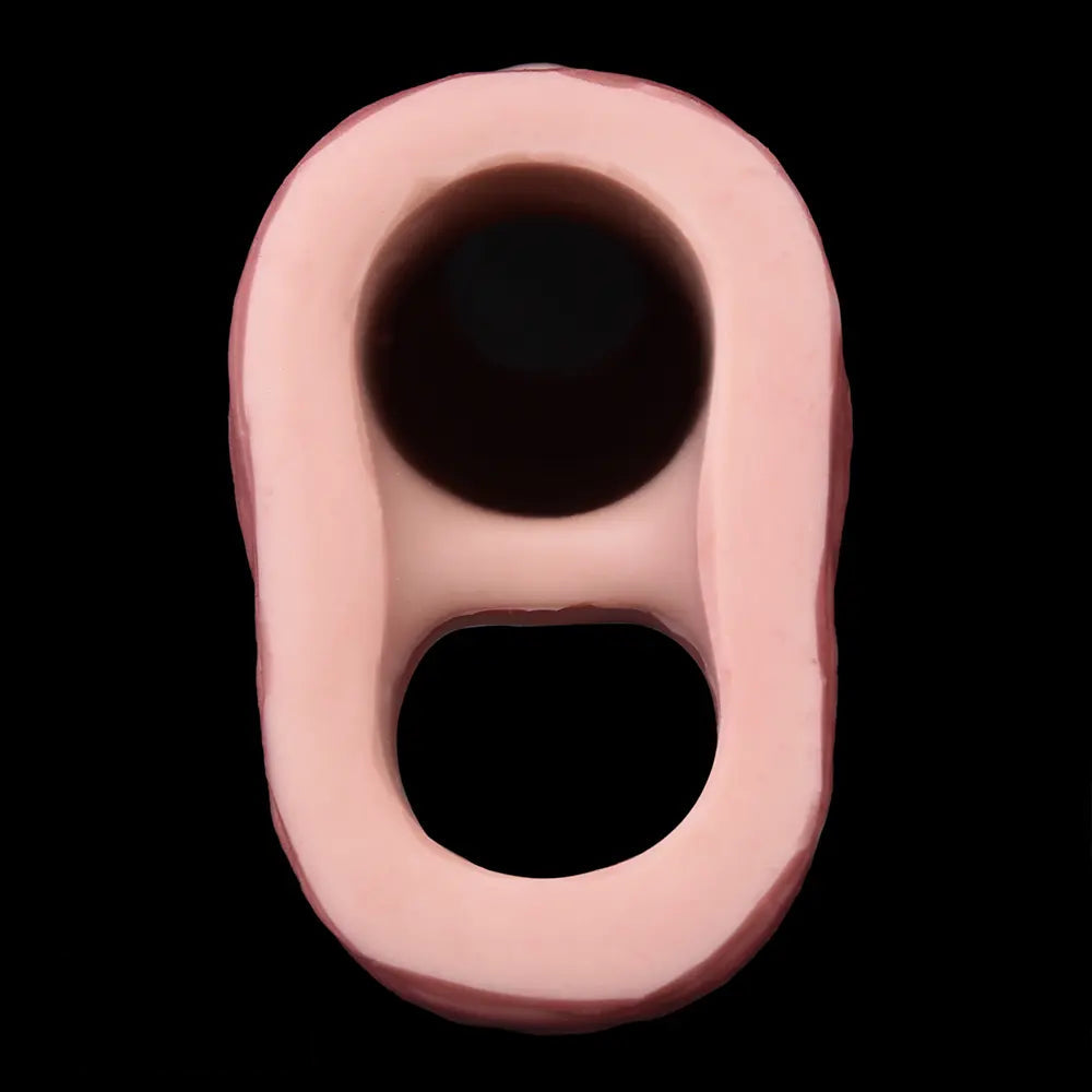 5.23in Strap on Penis Extender Cock Sleeve Dildo For Vagina Anal Stimulating