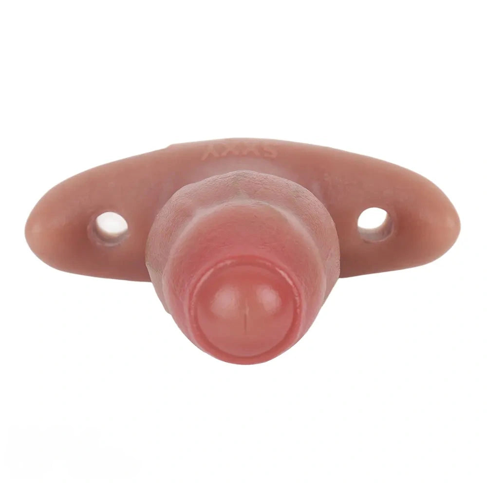 5.24in Male Penis 10 Frequency Vibration Role Play Dildo Tail Butt Plug