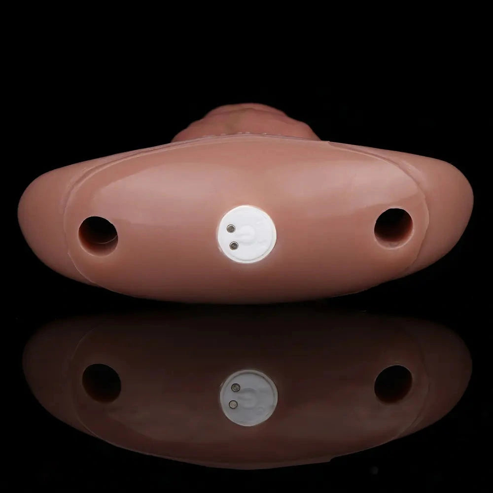 5.24in Male Penis 10 Frequency Vibration Role Play Dildo Tail Butt Plug