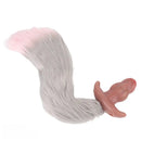 5.24in Male Penis 10 Frequency Vibration Role Play Dildo Tail Butt Plug