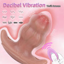 5.24in Male Penis 10 Frequency Vibration Role Play Dildo Tail Butt Plug