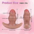 5.24in Male Penis 10 Frequency Vibration Role Play Dildo Tail Butt Plug