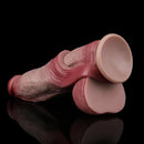 5.24in Real Feeling Blue Veins Hollow Dildo Cock Sleeve With Cock Ring