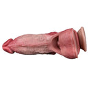 5.24in Real Feeling Blue Veins Hollow Dildo Cock Sleeve With Cock Ring