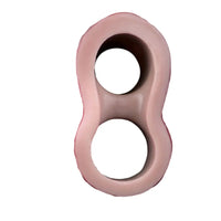 5.24in Real Feeling Blue Veins Hollow Dildo Cock Sleeve With Cock Ring