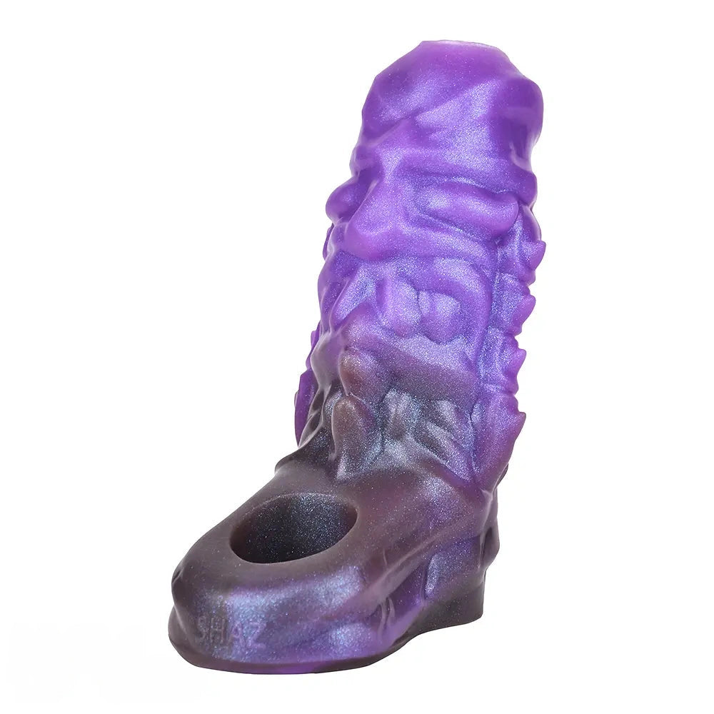 5.27in Dragon Beast Creature Fantasy Hollow Silicone Soft Cock Dildo Sleeve